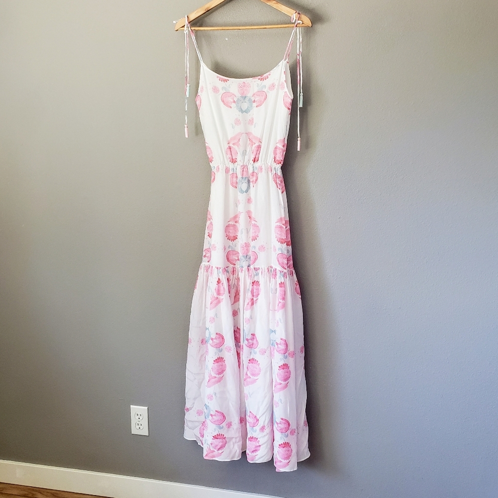 🆕️ Athena Procopiou Silk Floral Maxi Dress